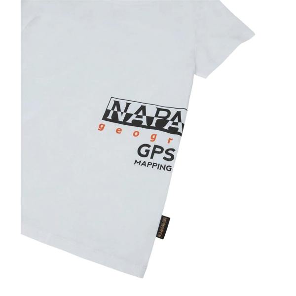 Napapijri Childrens/Kids Eiger Crew Neck Regular T-Shirt - White - 