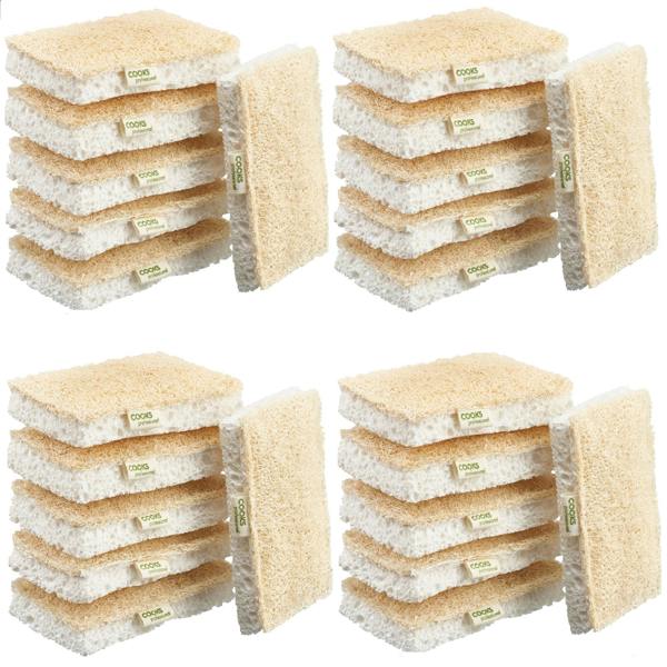 Cooks Professional Eco Sponge Scourers | Pack of 24
