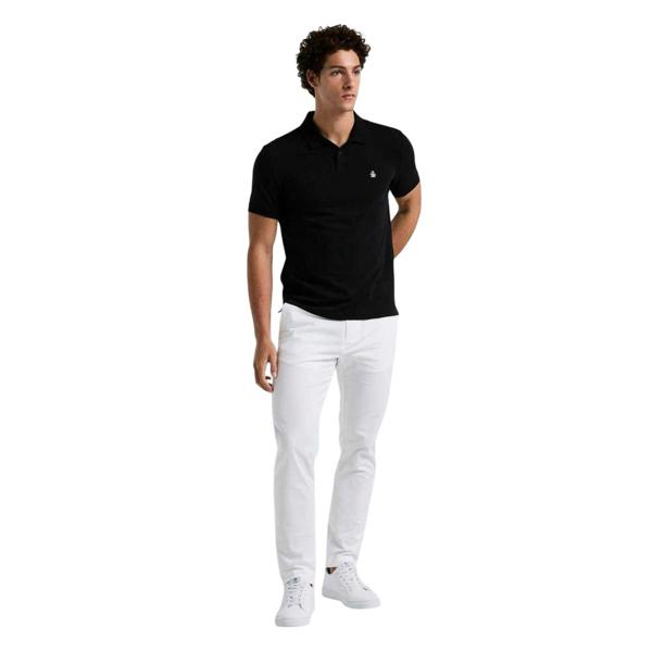 Original Penguin Mens Daddy Polo Shirt - True Black - 