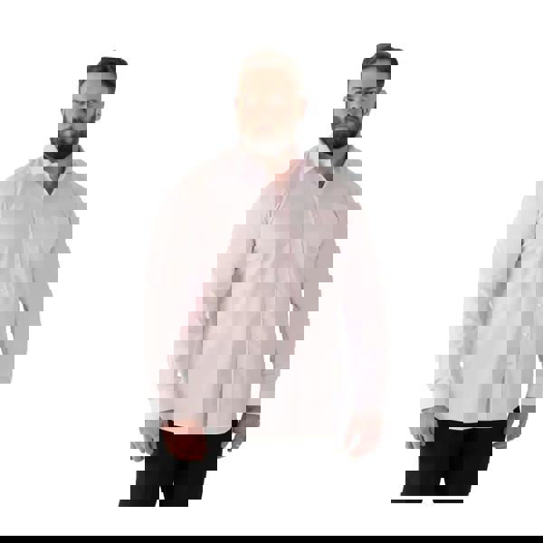 Duke Mens Oliver D555 Stretch Kingsize Shirt - Pale Pink