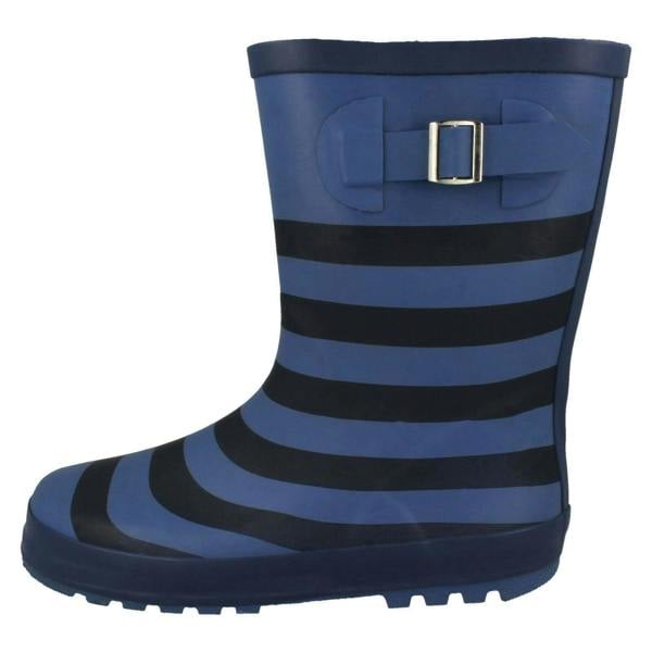 Spot On Childrens Spot On Buckle Detailed Wellingtons Stripe