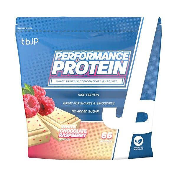 Trained by JP Performance Protein, White Chocolate Raspberry - 2000g