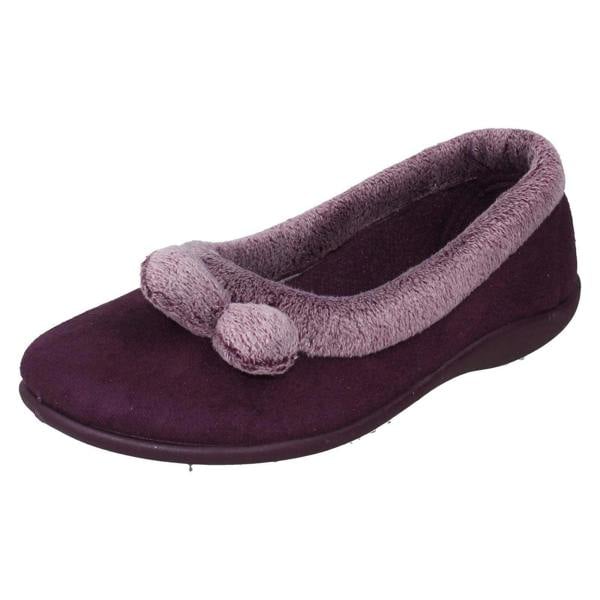 Rosebank Ladies Rosebank Memory Foam Slippers Lucy