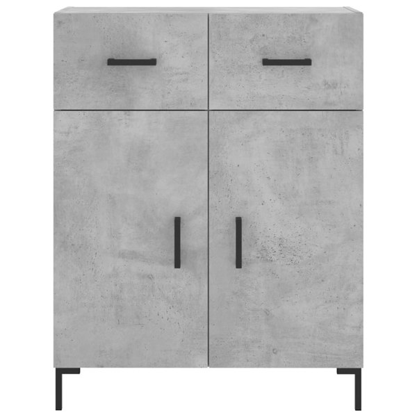 Berkfield Sideboard Concrete Grey 69.5x34x90 cm Engineered Wood
