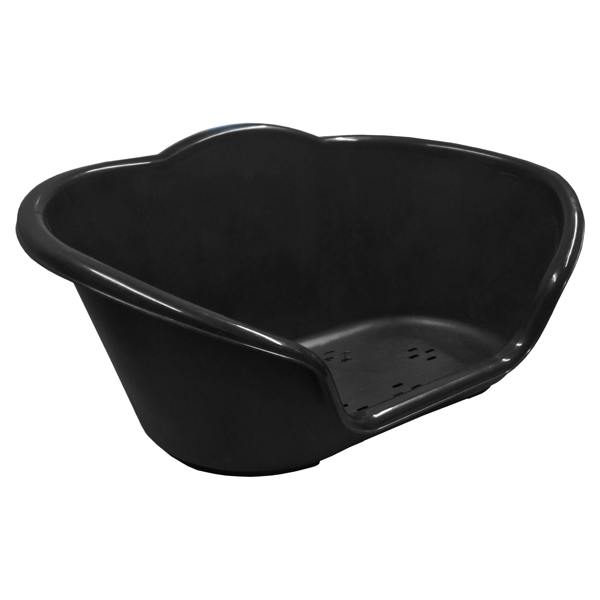 Ketoplastics Small Dog Bed Plastic Pet Bed - Black