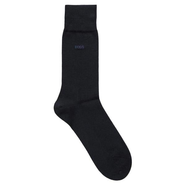 Boss Mens Plain Lightweight Socks - Navy - 