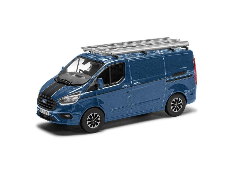 Corgi Ford Transit Custom Sport Chrome Blue