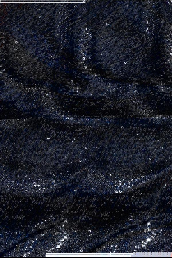 Bardot Sequin Pleated Maxi Dress - Navy DR3643A