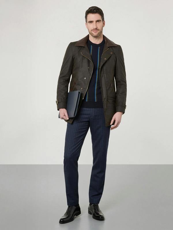 Serran London Green Waxed Jacket