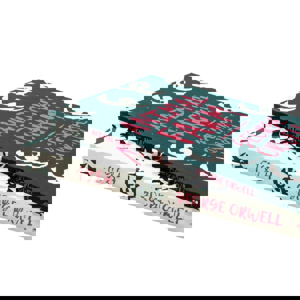 George Orwell 2-Book Collection Set: 1984 and Animal Farm | Classic Dystopian Novels