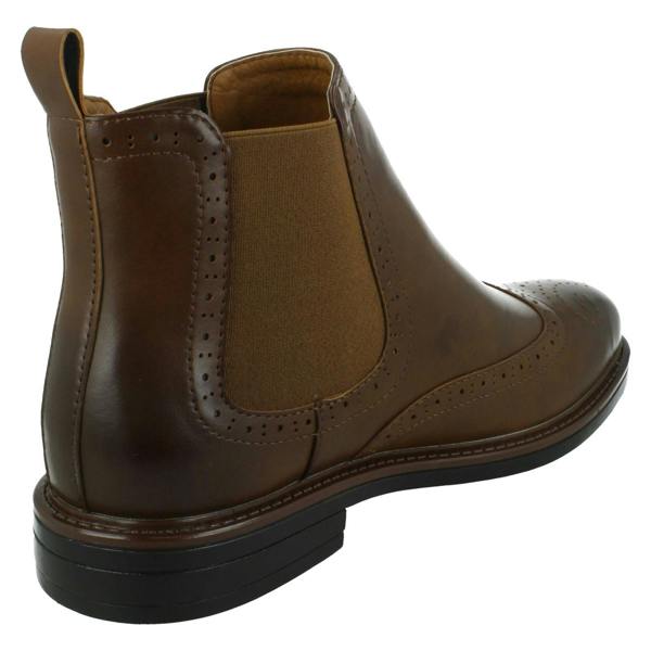 Thomas Blunt Mens Thomas Blunt Low Heel Brogue Boots A3085