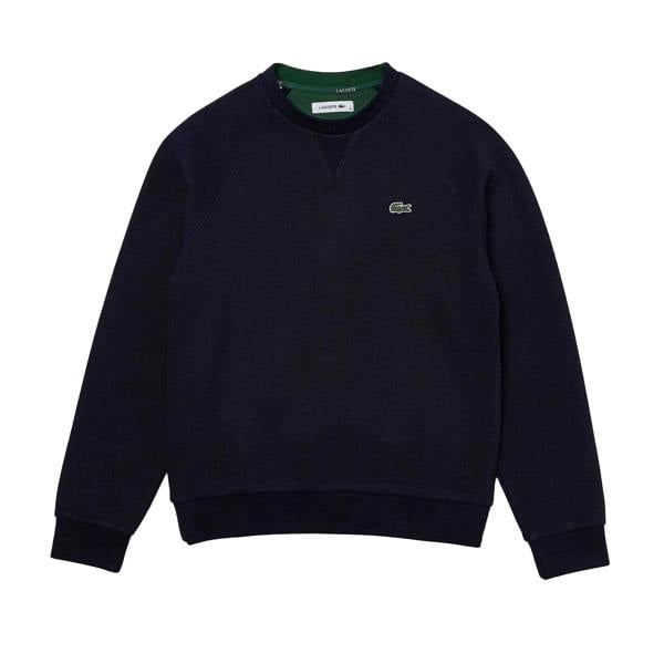Lacoste Womens/Ladies Embroidered Logo Cotton Blend Sweatshirt - Navy - 