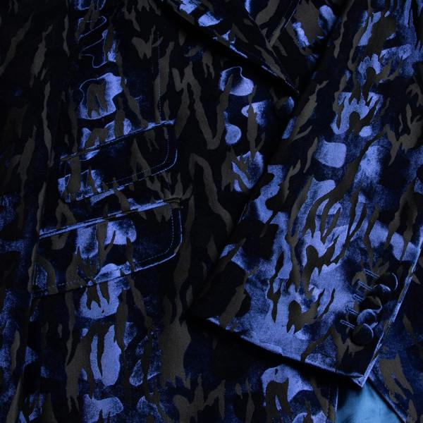 LUXURY FITTED ZEBRA PRINT DINNER JACKET - Premium Men's Patterned Shirt by Claudio Lugli | Bold Design, Tailored Fit, Best Printed Shirts