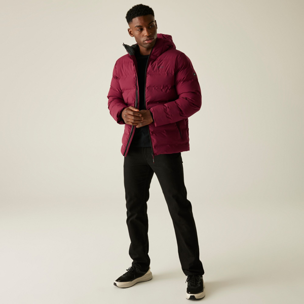 Regatta Mens Altoro Thermal Waterproof Jacket - Dark Maroon
