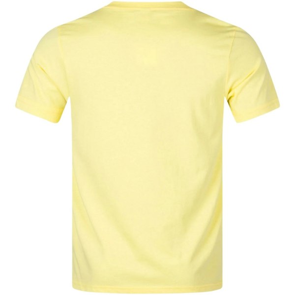 Moschino Taped Shoulder Logo Yellow T-Shirt XS