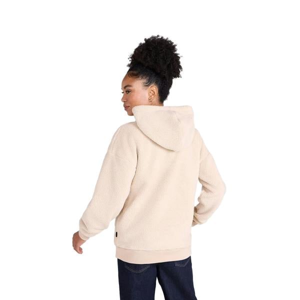 Animal Womens/Ladies Fleece Hoodie - Off White - 