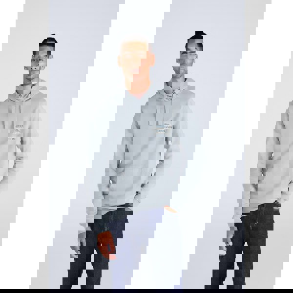 Mountain Warehouse Mens River Organic Hoodie - Light Blue