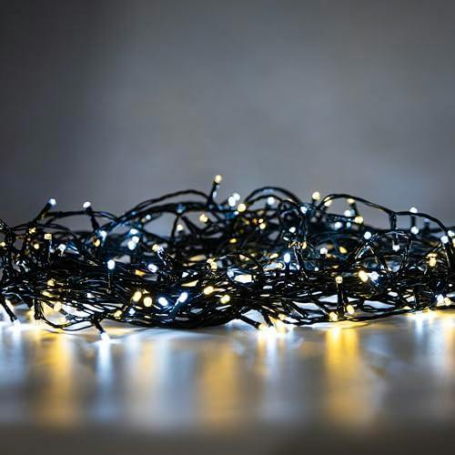 Warm and Cool White Christmas String Lights Range, 8 Light Modes, Indoor and Outdoor Decorative LED Fairy Lights image 8