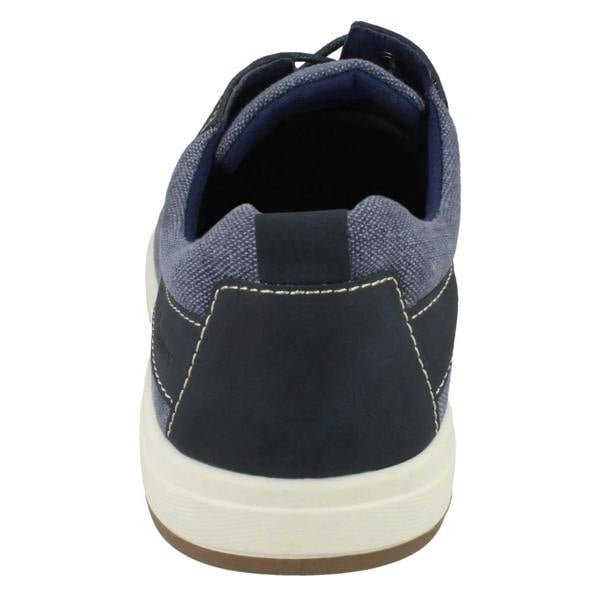 Hush Puppies Mens Hush Puppies Canvas Boat Shoes Aiden