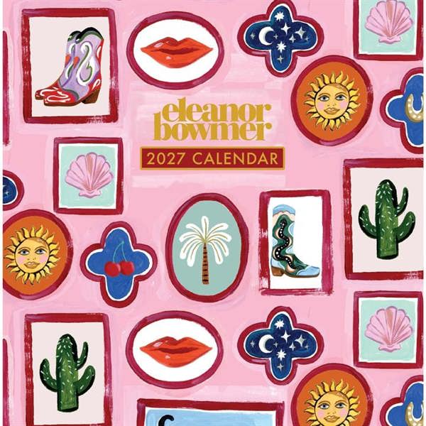 Eleanor Bowmer Calendar 2027, Wall Calendars, Month To View, Art, Gift