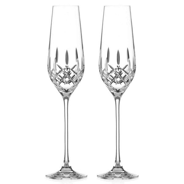 Diamante Hampton Crystal Champagne Flutes - Set of 2