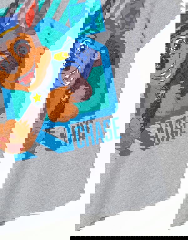 Paw Patrol Boys Grey Chase Short Sleeved T-Shirt