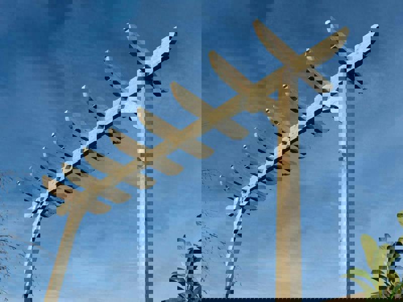 Arbor Garden Solutions Corbel Single Beam Pergola, Plant Climbing Arbour - Sculpted brace