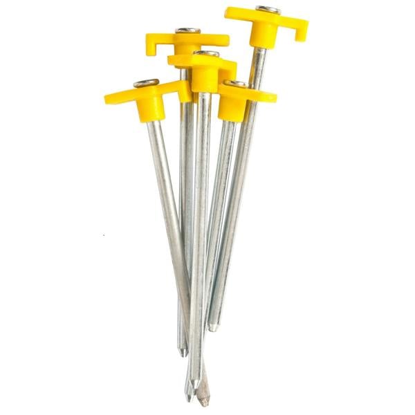 Trespass Rockie Rock Pegs (5 In Pack) - Silver - 