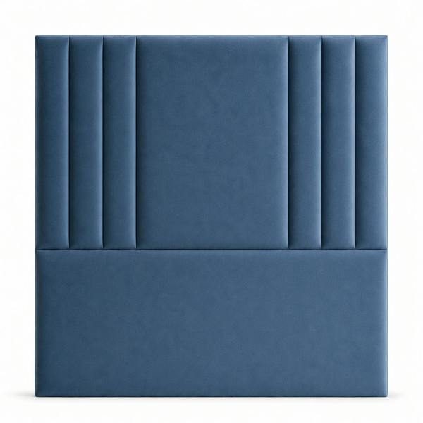 Great British Beds Lima Headboard - Blue Plush