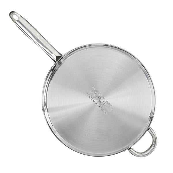 Cooks Professional 30cm Stainless Steel Long Handled Sauté Pan
