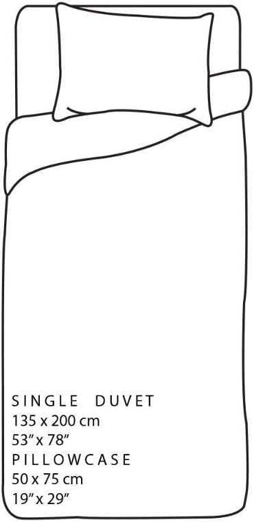 Smart Living Teddy Penguin & Polar Bear Glow in The Dark Reversible Fleece Duvet Cover with Pillowcases