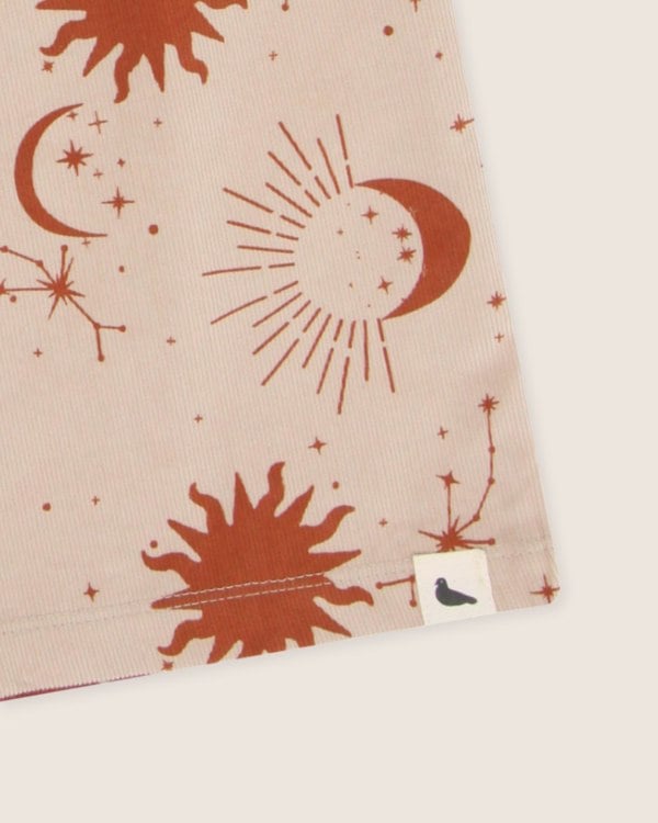 Beige Celestial Print Trousers - image 5