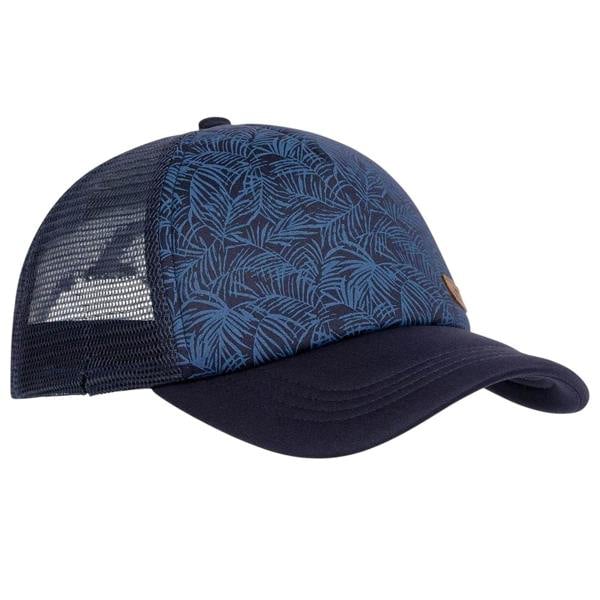 Trespass Alida Leaf Print Trucker Hat - Blue - 