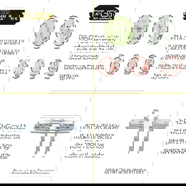 Patlock Instant French Door Security Lock