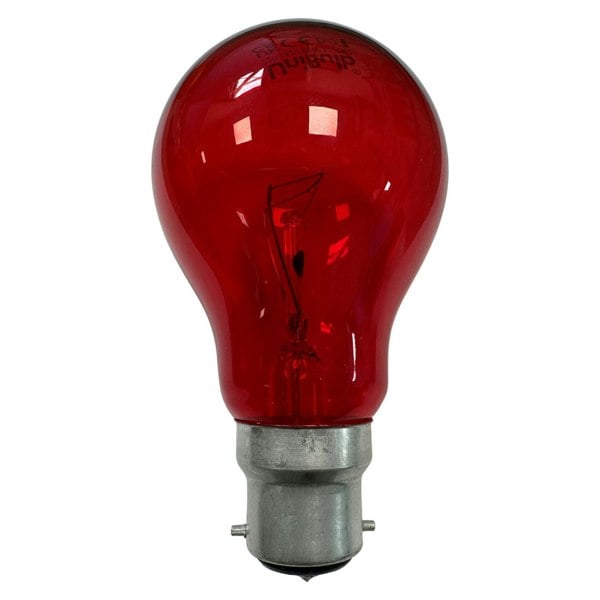 UniBulb B22 Fireglow Red Bulb 390lm 40W - Pack of 2 lightbulb