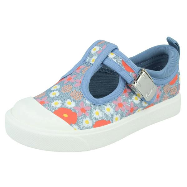 Clarks Girls Clarks Casual T-Bar Shoes City Dance