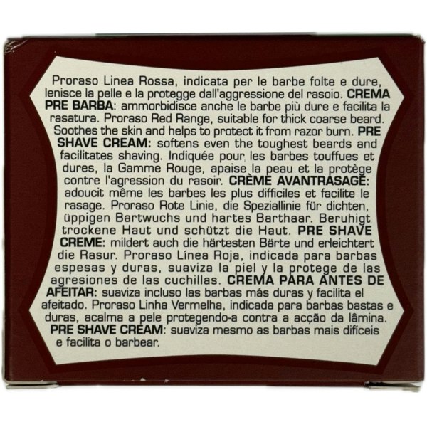 Proraso Nourishing Pre-Shave Cream 100ml