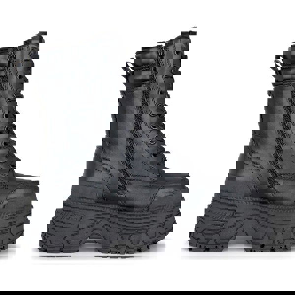 Buffalo FUSION LACE UP MID - Women’s Black Mid-Ankle Platform Boots