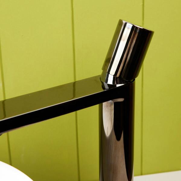 Flode Limingen | High Rise Mono Basin Mixer Tap | Polished Gun Metal