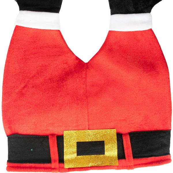 Adult Santa’s Legs Christmas Hat in Soft Velour for Fun Festive Parties image 8