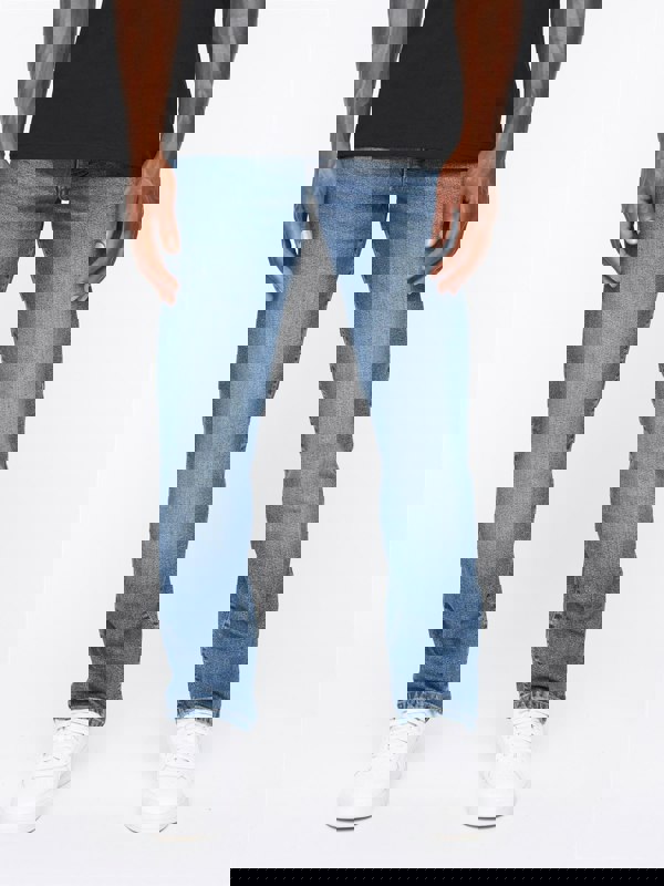 Crosshatch Princed Denim Jeans Stone Wash