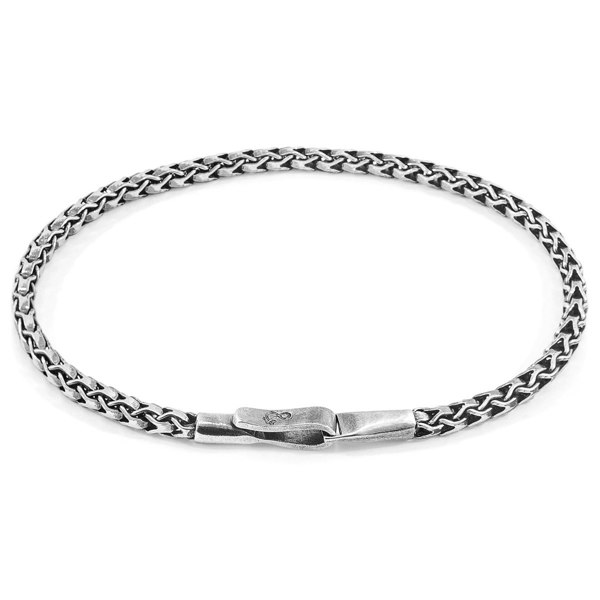 Anchor & Crew Bowspirit Sail Silver Chain Bracelet