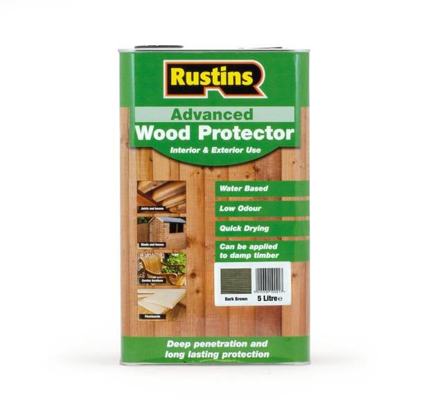 Rustins Advanced Wood Preserver Dark Brown