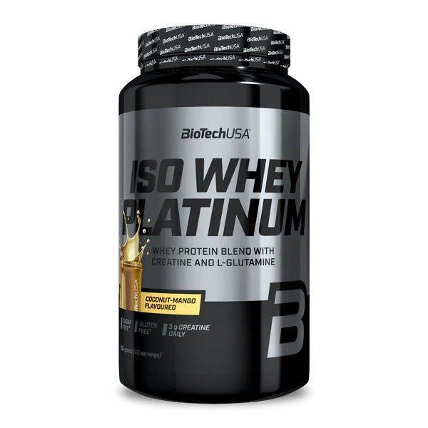 BioTechUSA Iso Whey Platinum, Coconut-Mango - 908g