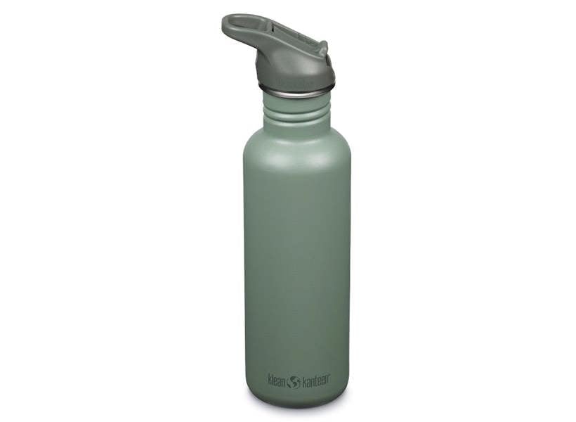 Klean Kanteen 800ml Classic Water Bottle with Flip Seal Sport Cap