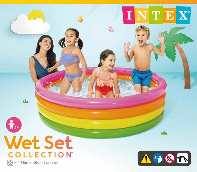 INTEX 66'' Sunset Glow Pool