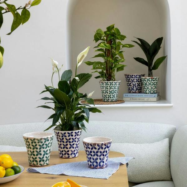 Ivyline Porto Tile Tapered Planter
