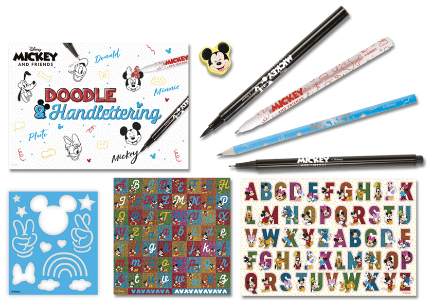Totum Mickey & Friends Doodle & Hand Lettering Set