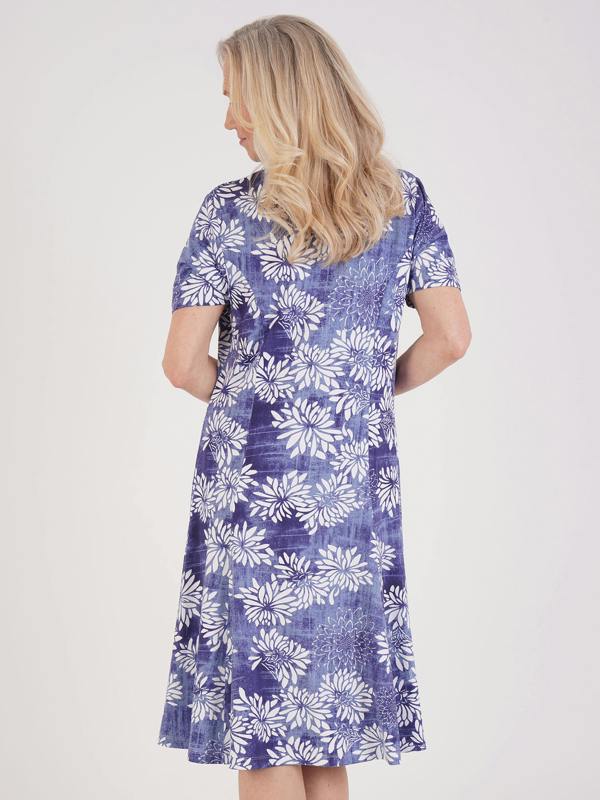 TIGI Batik Floral Print Dress
