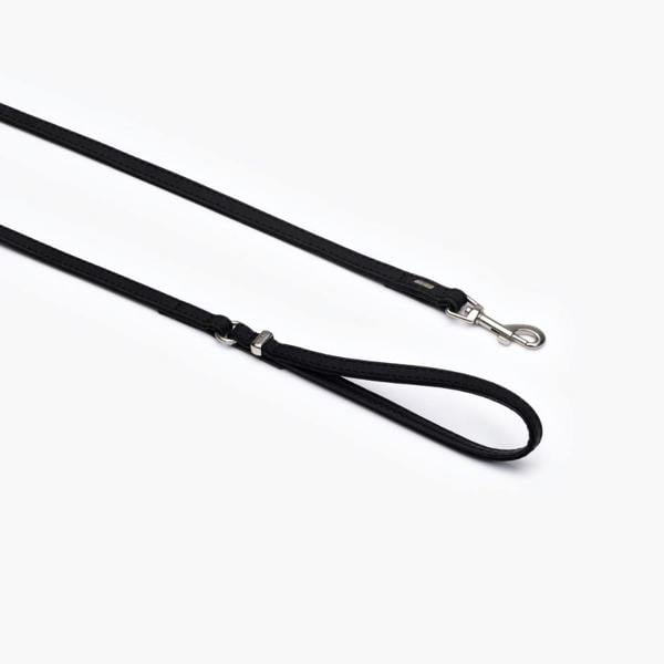 EzyDog Oxford Leather Classic Dog Lead in Black